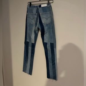 RE/DONE LEVI PATCHWORK JEANS